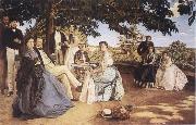 Frederic Bazille Family Reunion oil painting reproduction